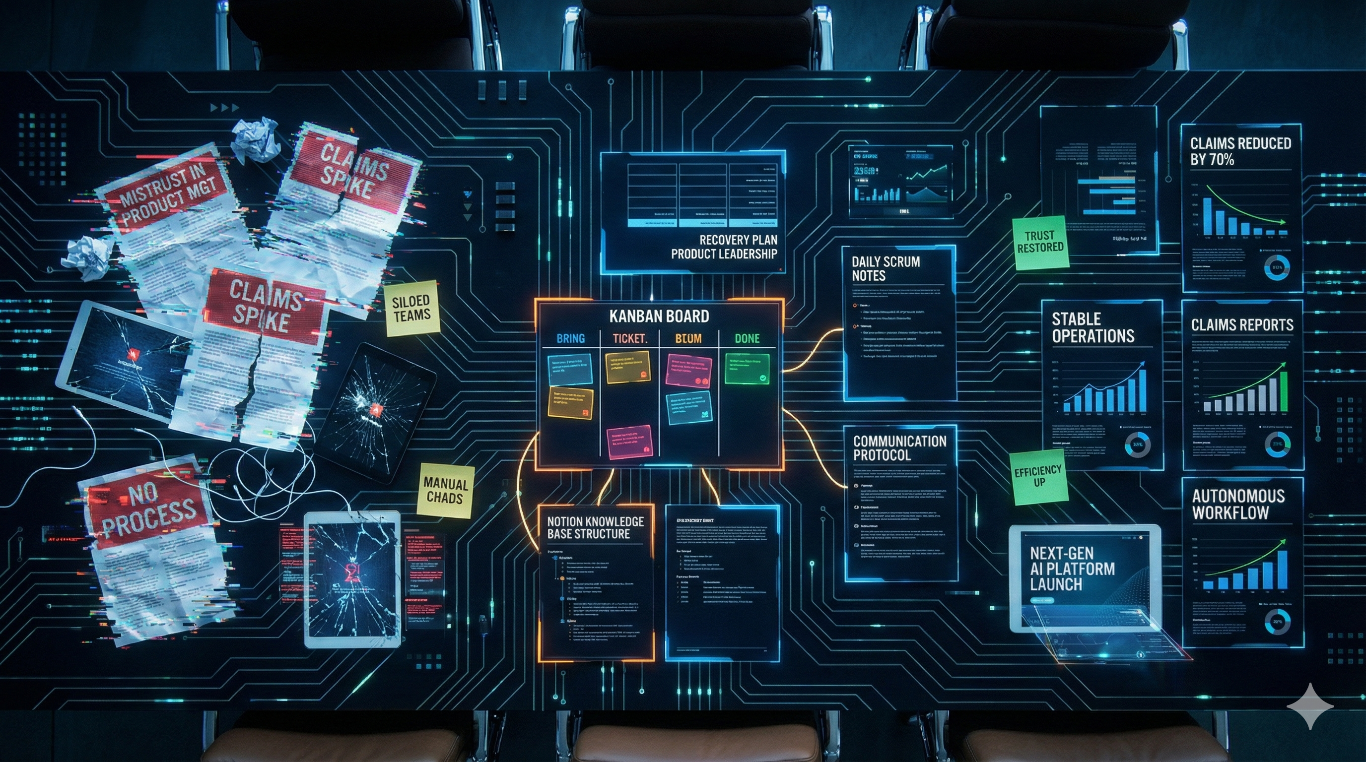 마인드허브 제품 조직 구조 및 업무 프로세스 재설계 개요